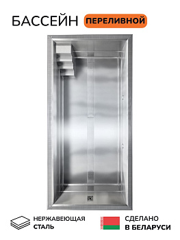 Бассейн из нержавеющей стали Scandinaf INOXLine Premium